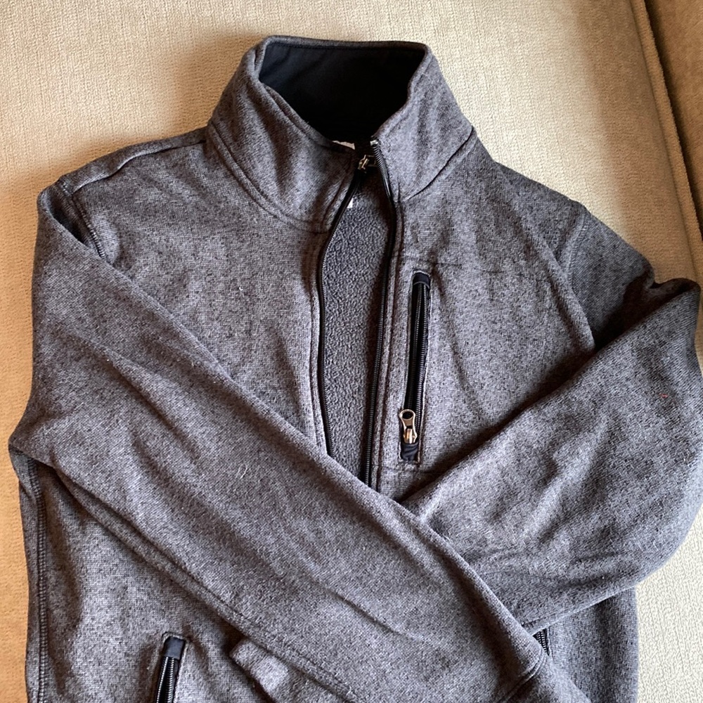 Mens medium grey Sonoma full zip jacket/sweatshirt